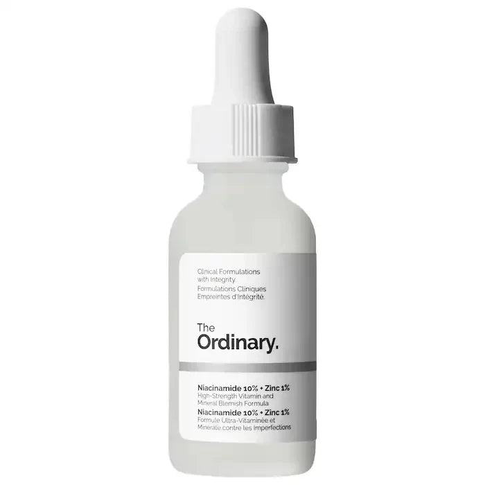 Niacinamide 10% + Zinc 1% Serum 30ml A Universal Essence Suitable for Acne-prone Skin Which Can Smooth Brighten Support The Skin