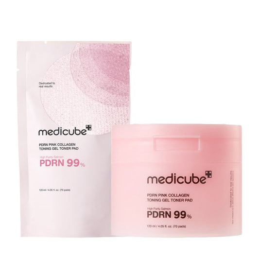 Medicube- PDRN Pink Collagen Toning Gel Toner Pads